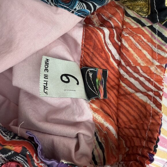 Save the Queen Patchwork Cotton Lined Skirt Size 6 - Picture 8 of 9